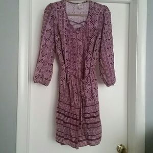 Nwot bohemian shirt dress